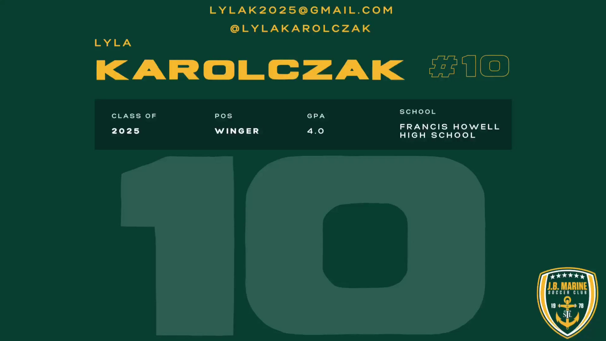 Lyla Karolczak C/O 2025